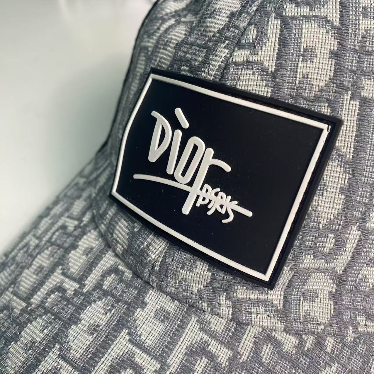 Designer-Inspired Dior Print Cap