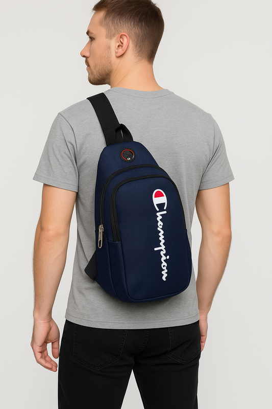 Champion Navy Sling Shoulder Bag