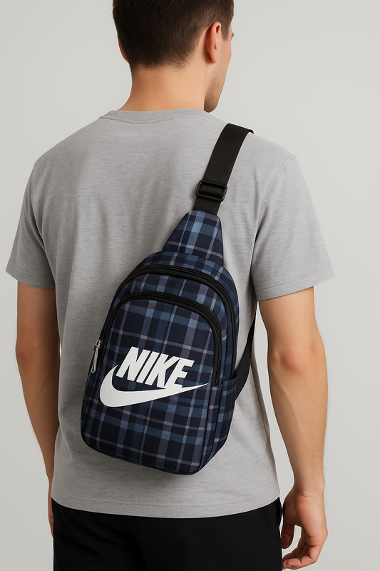 Nike Plaid Sling Shoulder Bag