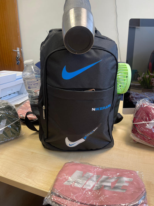 Nike-Style Printed Backpack