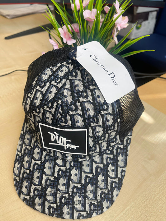 Designer-Inspired Dior Print Cap