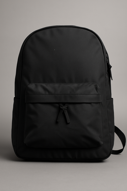 Essential Black Backpack – Sleek & Functional