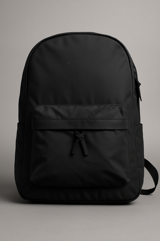 Essential Black Backpack – Sleek & Functional