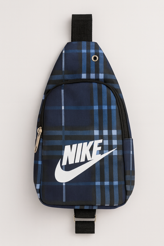 Nike Plaid Sling Shoulder Bag