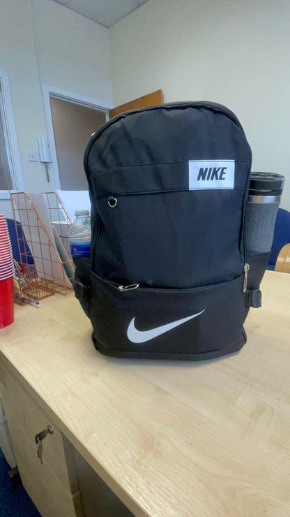 Nike-Style Printed Backpack