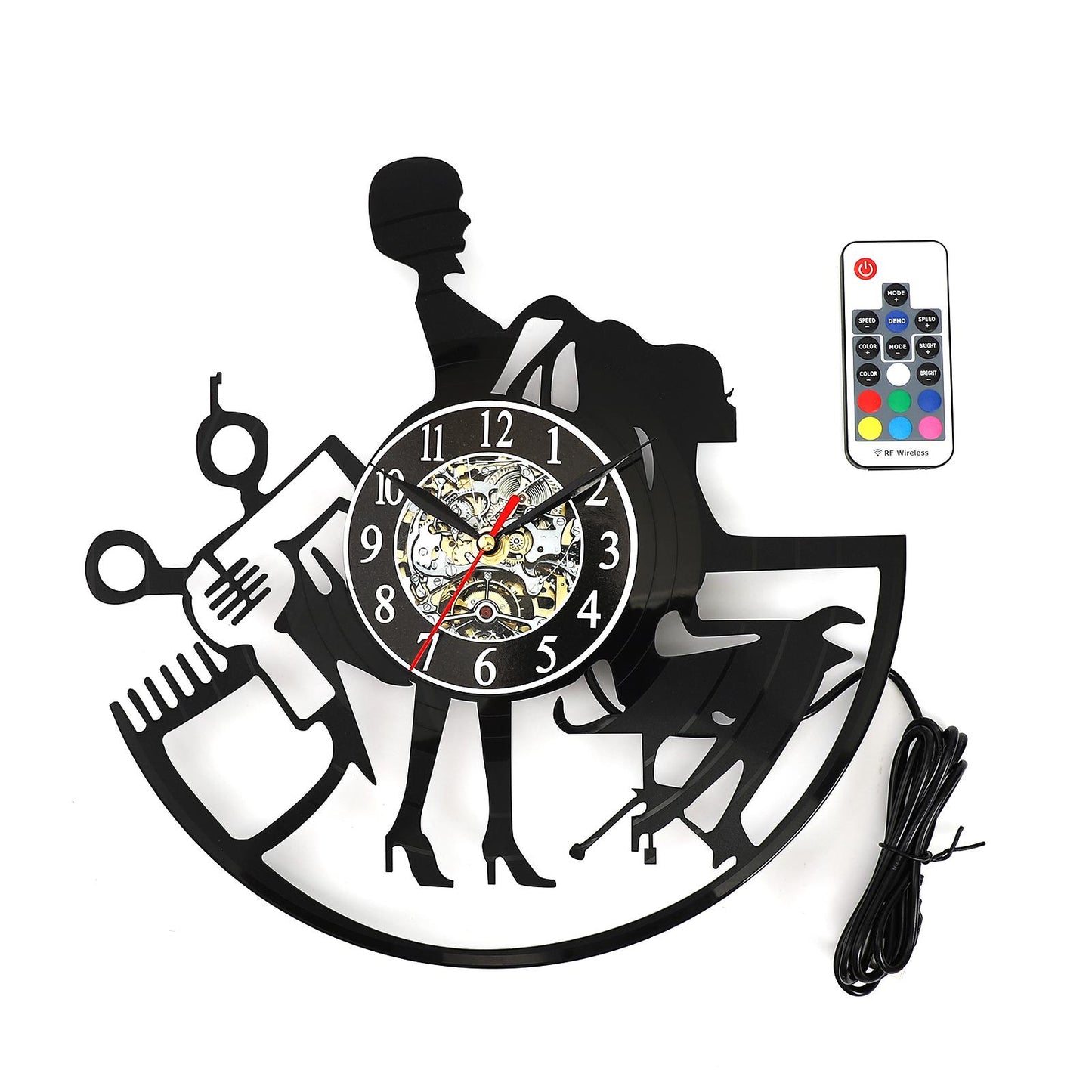 Wall Clock –  Flashing Light