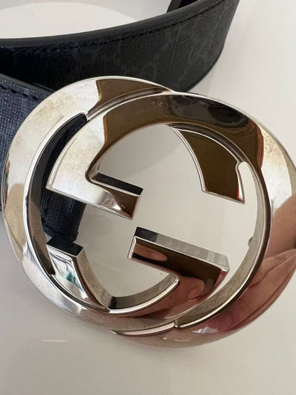 Luxury-Inspired Striped Fashion Belt