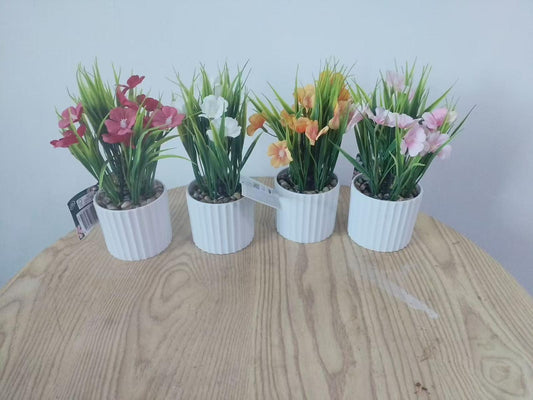 Artificial Flower Pot – Decorative Home &amp; Office Plant