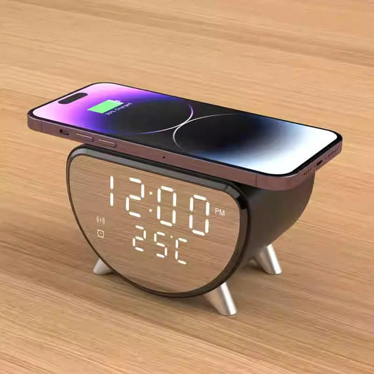 Alarm Clock With Wireless Charging